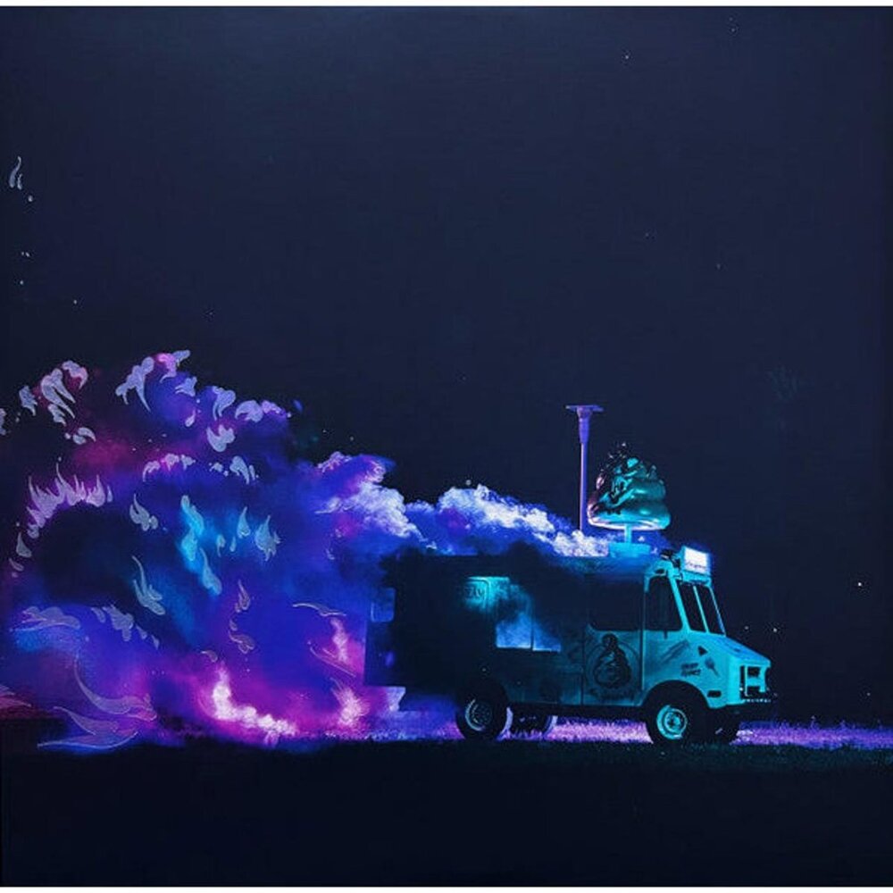 Blue Glow vinyl LP  looks perfect. Hype st